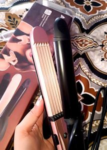 AGARO 3-in-1 Hair Styler straight crimp curl