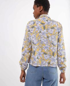 Floral Print Button-Up Shirt