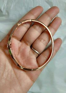 Elegant Rose Gold Anti tarnish Bangle Bracelet