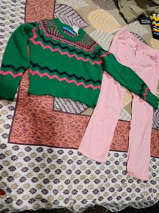 Vintage sweater and pants