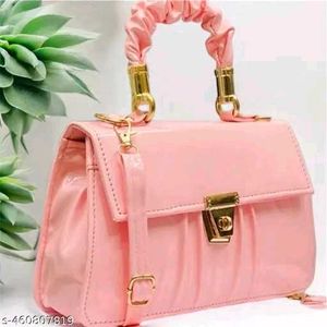 Chic Pink Patent Handbag
