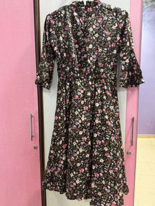 Floral Print Midi Dress