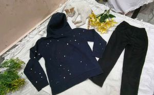 Very Cute N Beautiful Hoodie With Lower