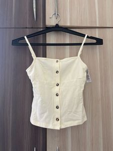 ASOS DESIGN HORN-BUTTON Camisole vest