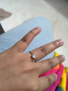 Sparkling Solitaire Ring