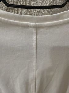 Cream Fitted T-Shirt
