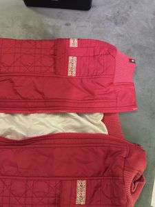 Red Hooded Padded Vest