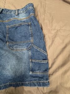 Classic Blue Denim Shorts