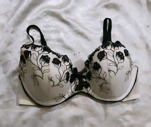 Elegant Embroidered Bra