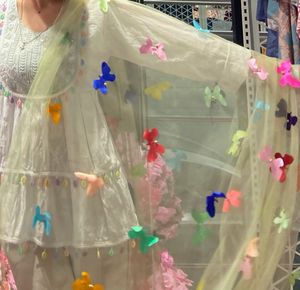 Beautiful Butterfly Embellished Dupatta