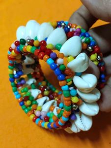 Bohemian Beaded Cowrie Shell Bracelet New