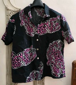 Zudio Printed Short Sleeve Shirt L
