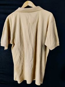 Men's Classic Beige Polo Shirt