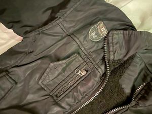 Stylish Black Bomber Jacket