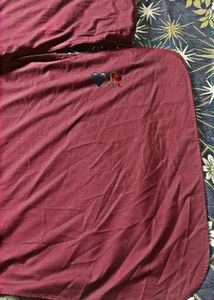 Maroon Men's Collar Kurta – Excellent ConditionDes
