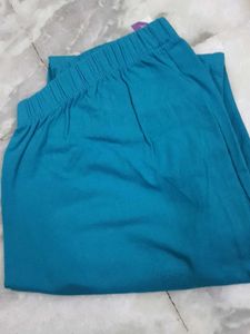Rupa Softline Ankle Length Leggings- Cyan/Teal