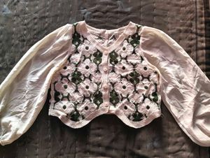 Vintage White Crocheted top