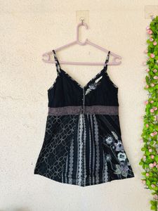 Bohemian Floral Print Cami Top