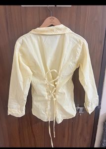 Chic Striped Button-Up Top