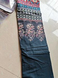 Printed unstitched dress Material