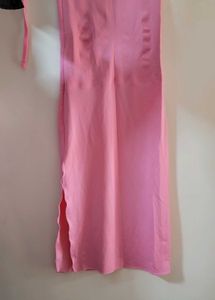 Pink colour saree shapewear or petticoat