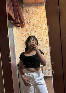 black crop top