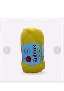Bright Yellow and Red Yarn for Kiddos
