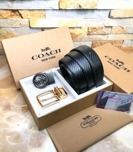 Coach Double Buckle Belt First Copy