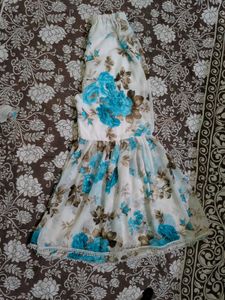🌸 Elegant Floral Frock for Girls 🌸