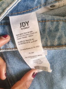 blue denim mom jeans