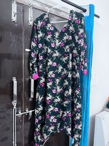 floral print kurta set