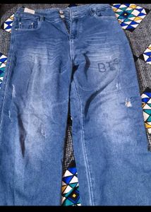 BTS Graphic Wide Leg Jeans