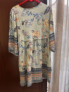 Zudio Boho Print V-Neck Tunic