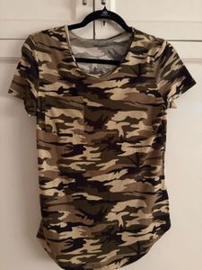 Camouflage Print T-Shirt