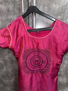 Kurti with purple
