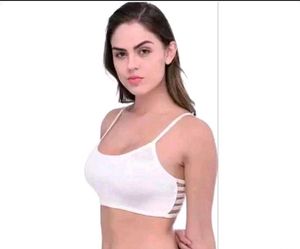 White Blue Everyday Bra
