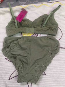 Fuchsia Lace Lingerie Set