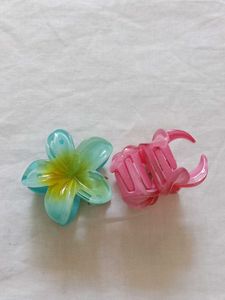 Flower Hair Claw Clips
