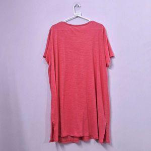 👚 | Pink Henley Nightgown