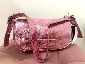 H&amp;M Metallic Pink Shoulder Bag