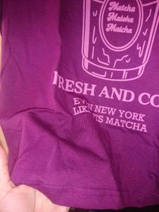 Purple Iced Matcha Graphic T-Shirt