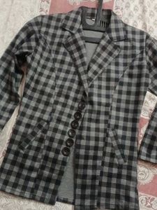 Checkered Blazer