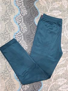 Men's Teal winter Track Pants