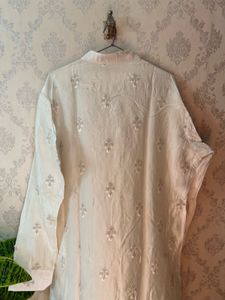 Elegant White Kurta Set