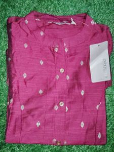 Avaasa Pink Embroidered Blouse