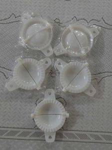 Set of 4 White Dough Gujiya Press Molds