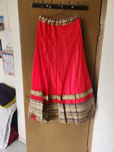 Stunning Pink &amp; Gold Lehenga Choli Set