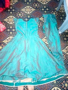 Beautiful Teal Anakali Dress