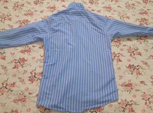 Stripped blue shirt