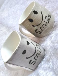 💓Smiling Face Coffee Mugs - Set of 2 😊